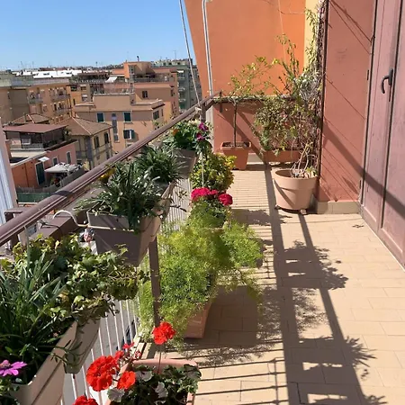 Attico Luminoso Terrazza Centocelle روما